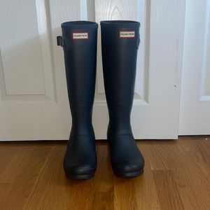 Hunter rainboots tall size 10 women